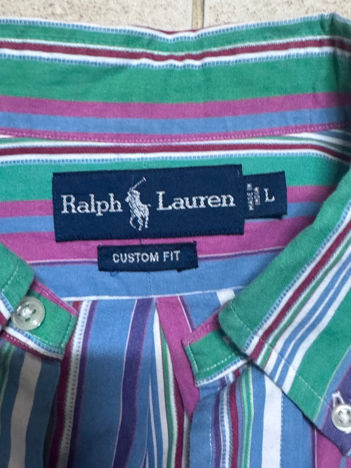 폴로 랄프로렌 셔츠 커스텀핏 L사이즈 상품이미지2