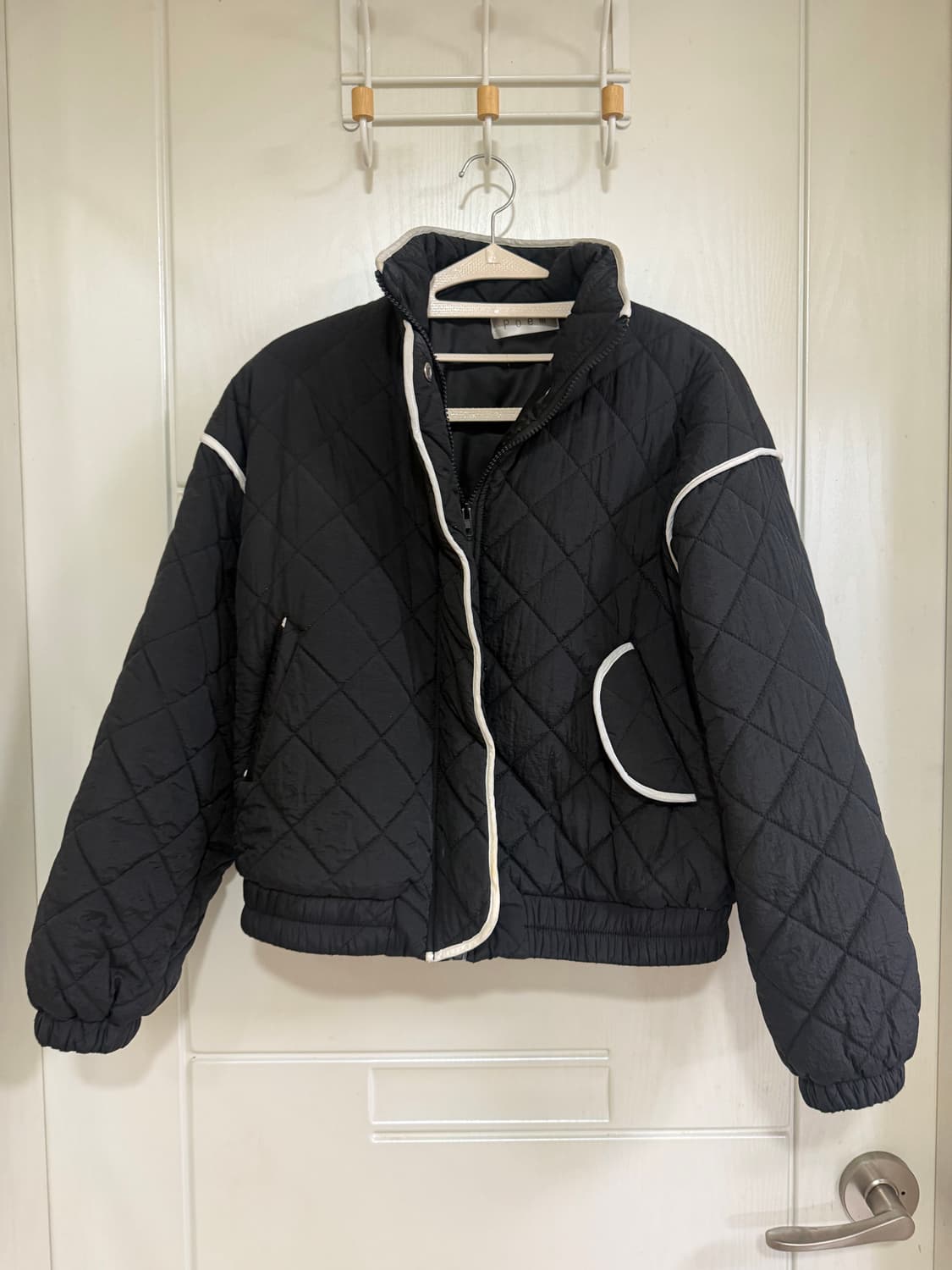 숏 경량 패딩 블랙 상품이미지1