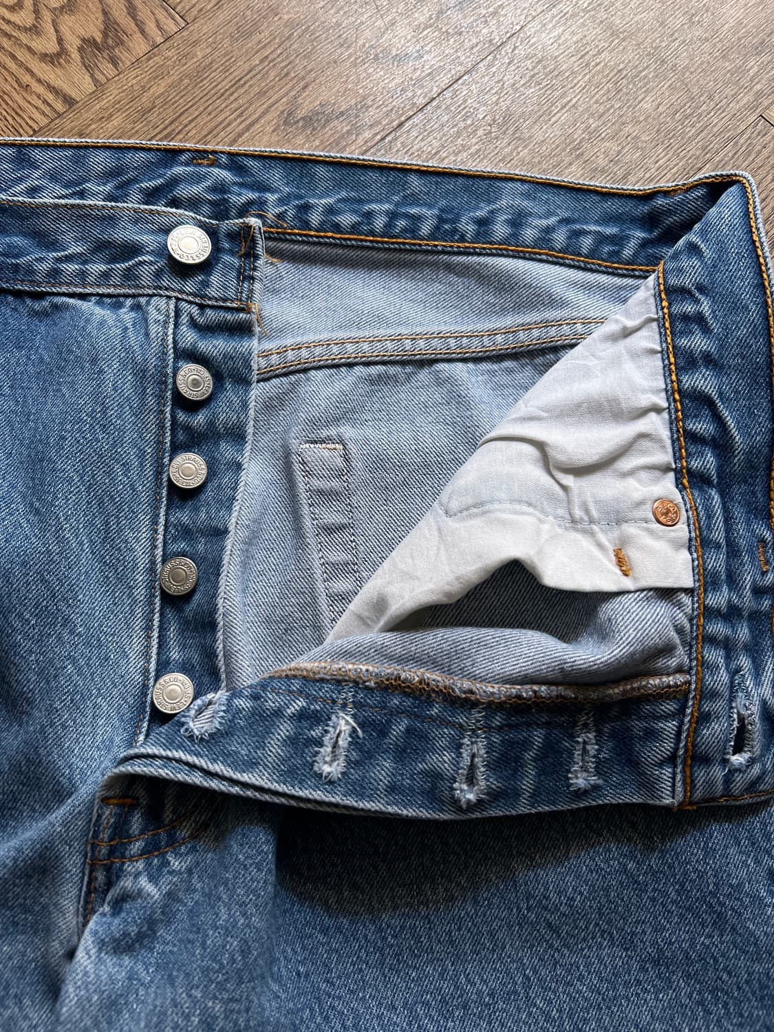 [36]90's 리바이스 501XX USA Made 데님 팬츠 S46 상품이미지3