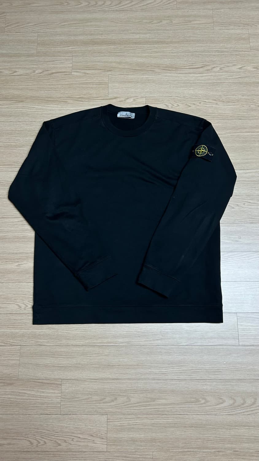 [XL] 스톤아일랜드 맨투맨 블랙 상품이미지1