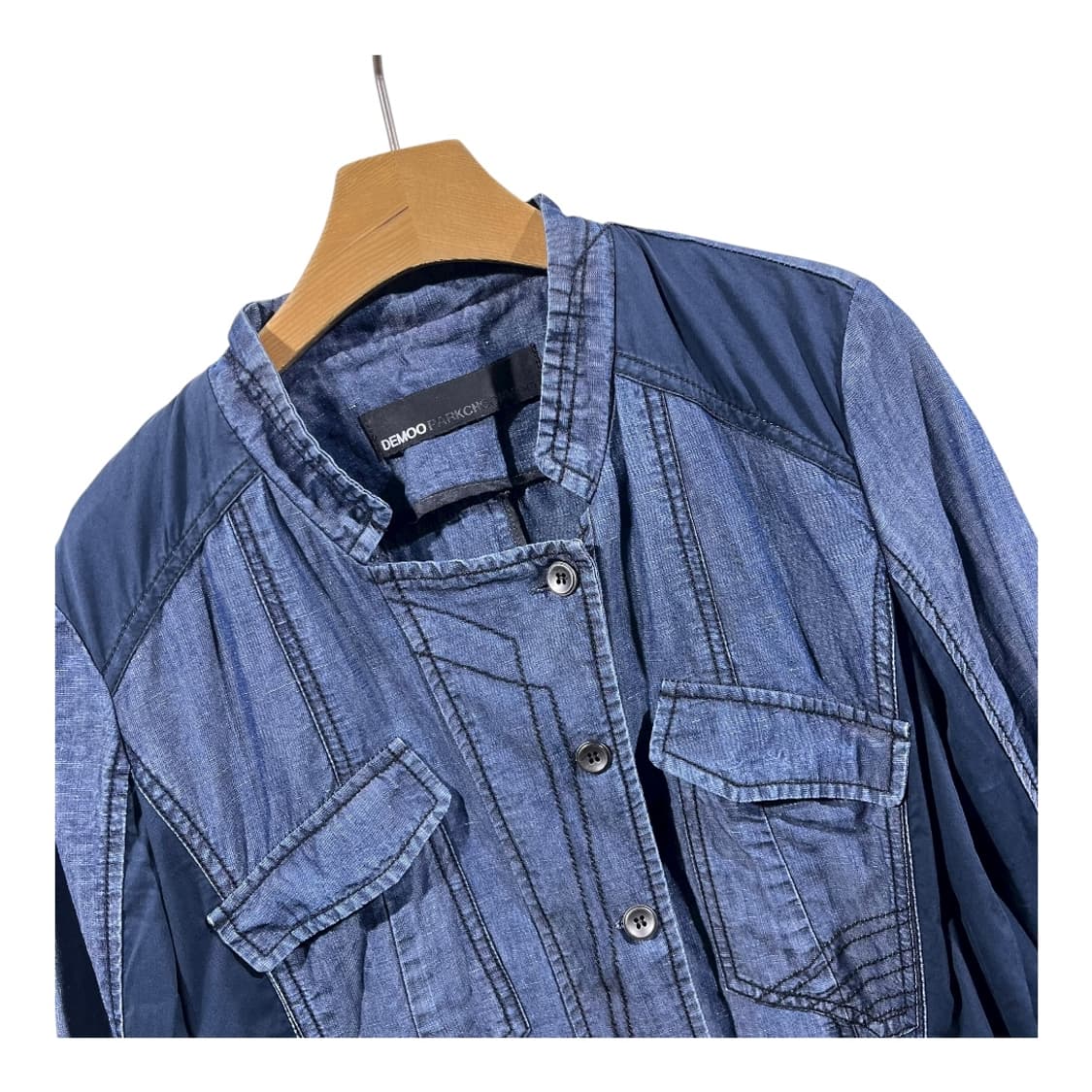 [Demoo] 데무 아웃스티치 워싱 자켓 상품이미지3