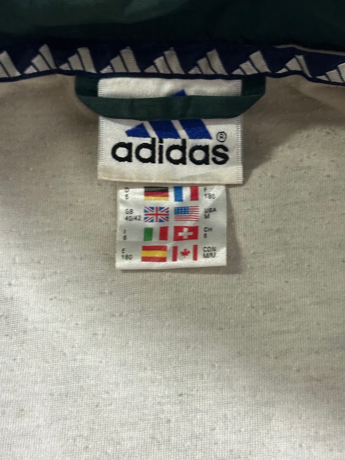 adidas 오버사이즈 딥 그린 윈드브레이커 상품이미지7