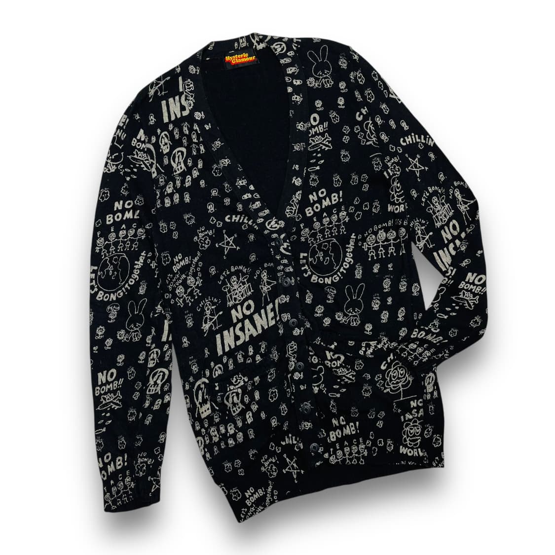 Hysteric Glamour Skull Drummer Cardigan 상품이미지2