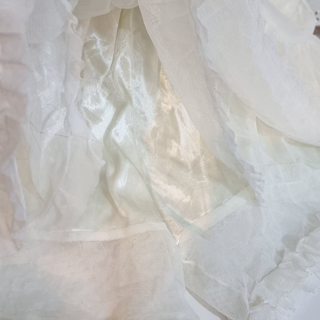 아이보리 캉캉 튤 스커트 상품이미지5