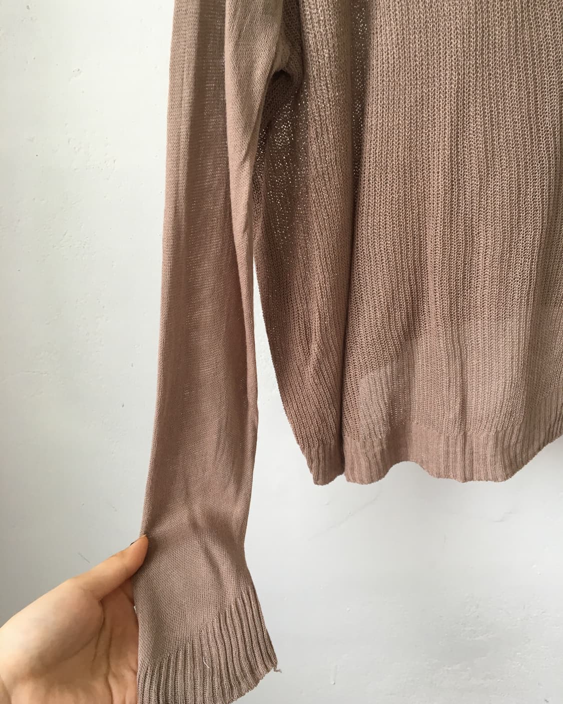 Hood knit cardigan 상품이미지6