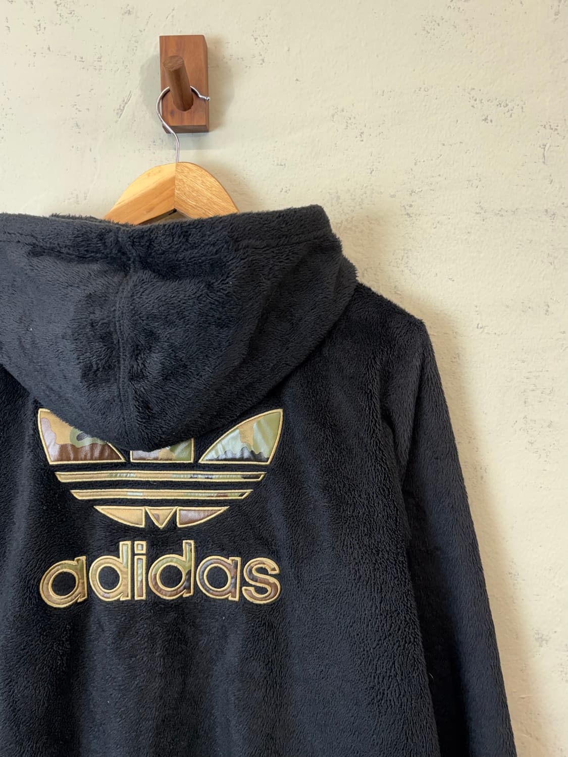 아디다스 카모 빅로고 후리스 후드집업 상품이미지4