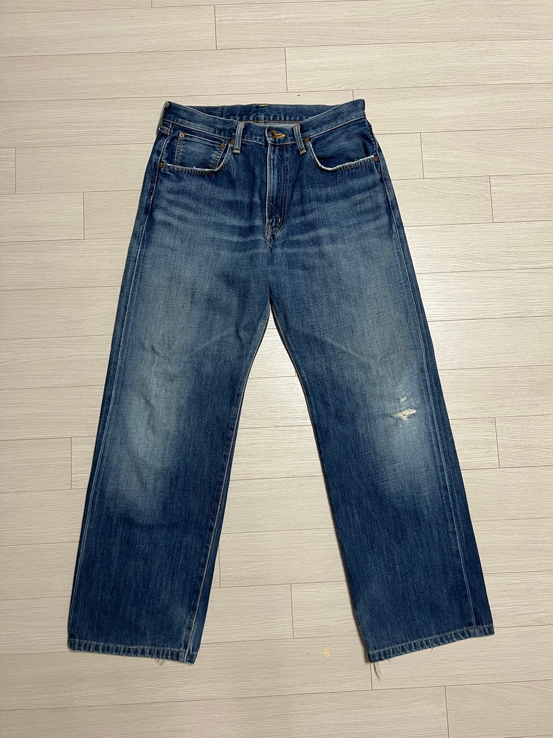 에드윈 505 셀비지 워싱 데님 팬츠 상품이미지1