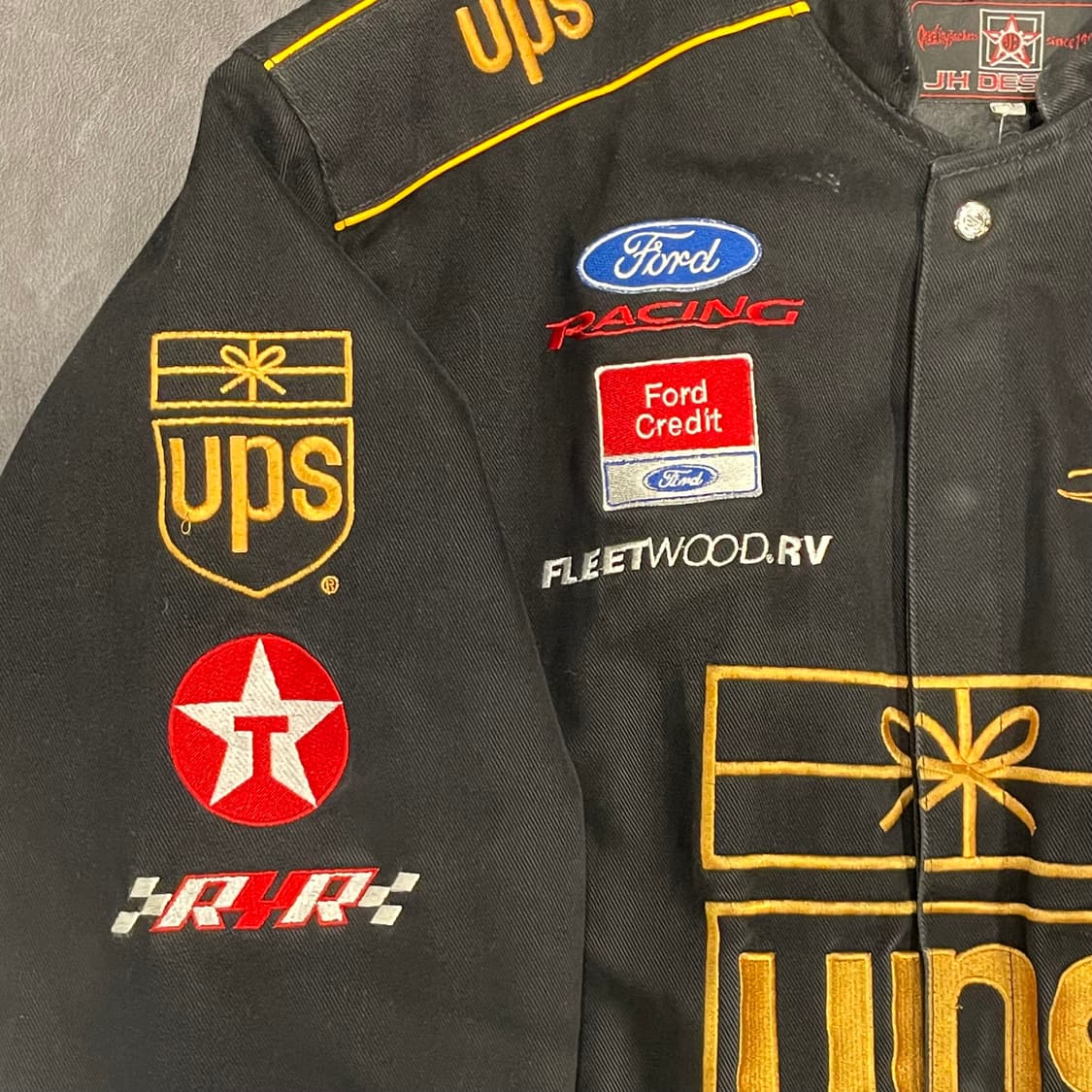 [IM]JH 제프해밀턴 Design since 1988 블랙 레이싱자켓  상품이미지6