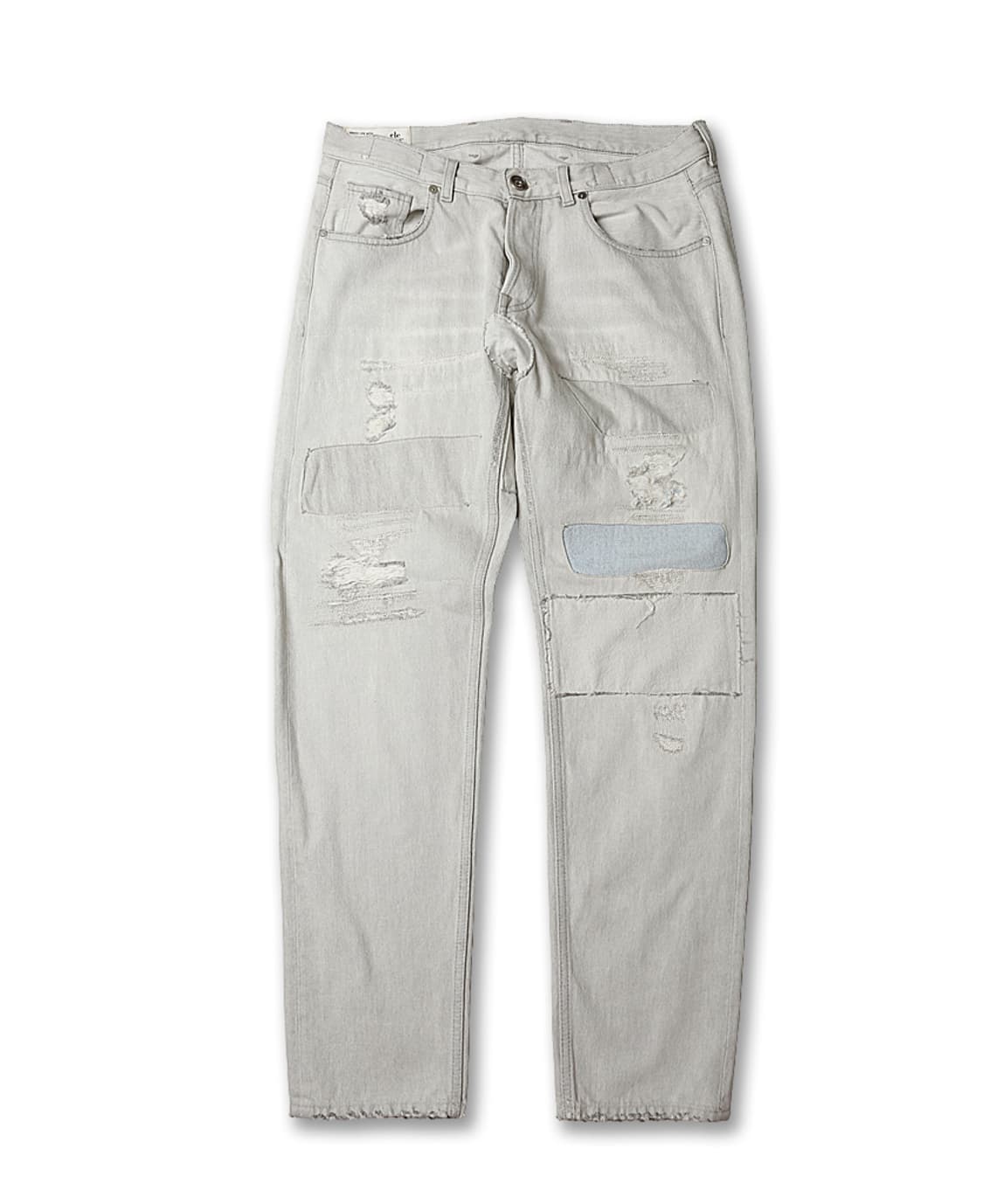 일레븐티 [Eleventy] 라이트 그레이 빈티지 테이퍼드 데님 팬츠 상품이미지1