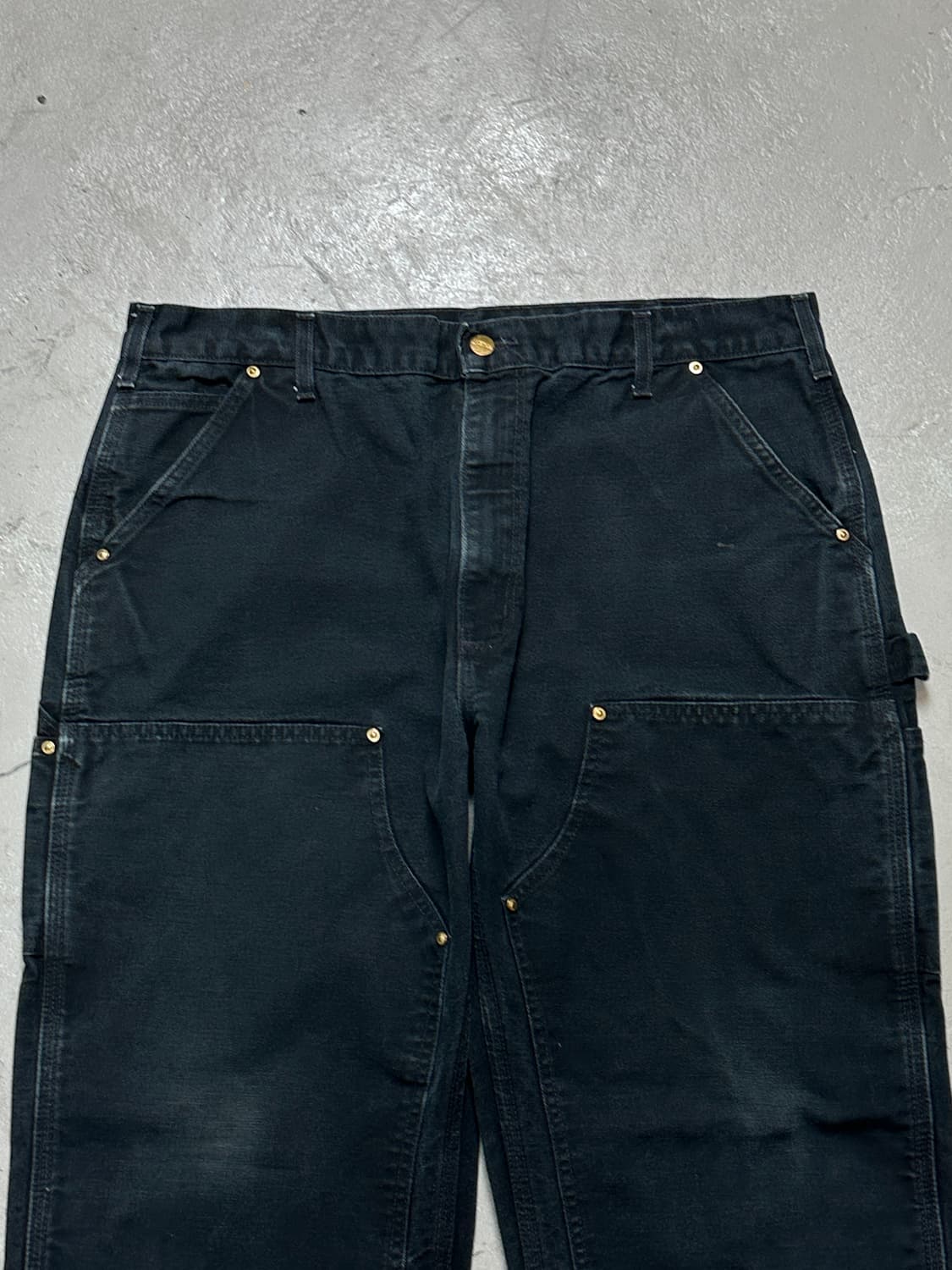 OG USA Made 칼하트 B01 더블니 블랙 칼하트 썩블니 카펜터 상품이미지5