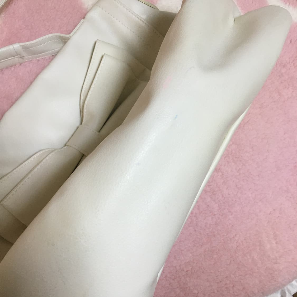 리즈리사 리본 레이스 화이트 숄더백 히메갸루 라떼갸루 히메카지 상품이미지5