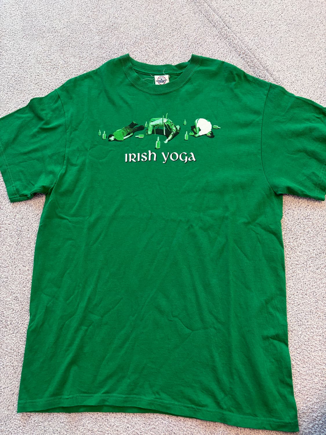 00s irish yoga 티셔츠 아이리쉬 요가 유머 티 상품이미지4