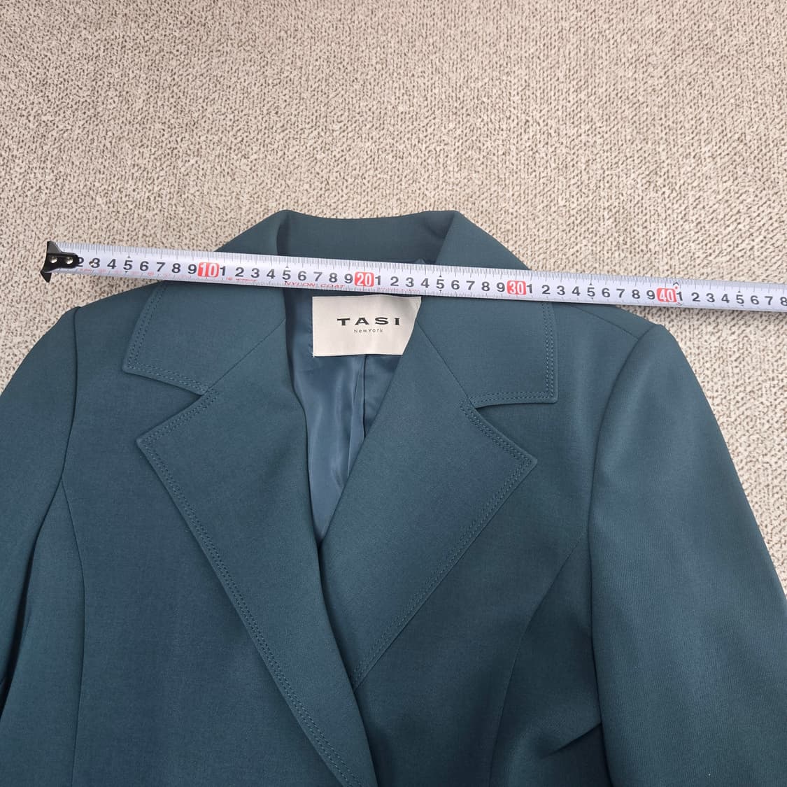 0827 타시뉴욕 벨트 롱 트렌치 코트 청록색 상품이미지6