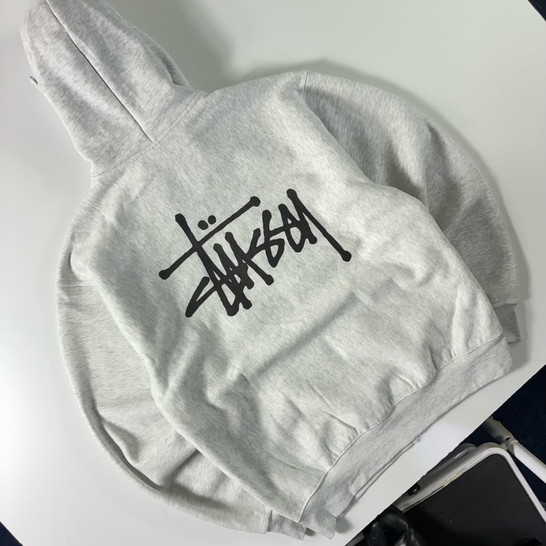 Stussy  스투시 베이직 애쉬 해더 후드티  상품이미지1