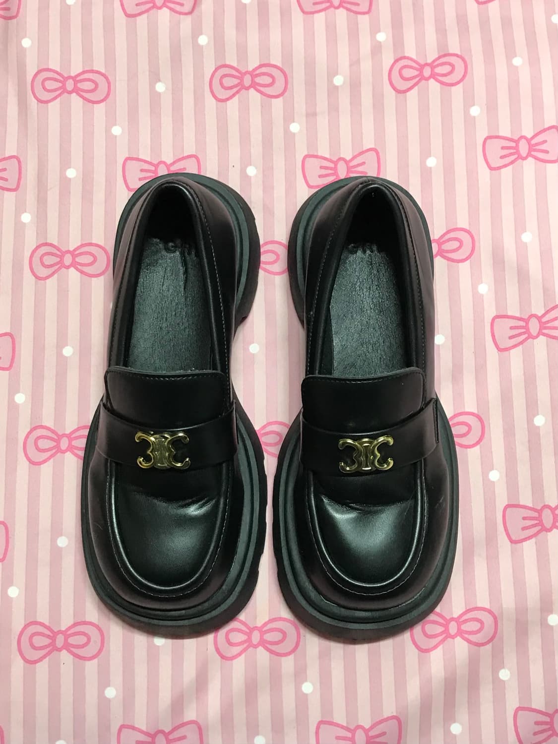 GRL 지뢰계 통굽 로퍼 상품이미지1