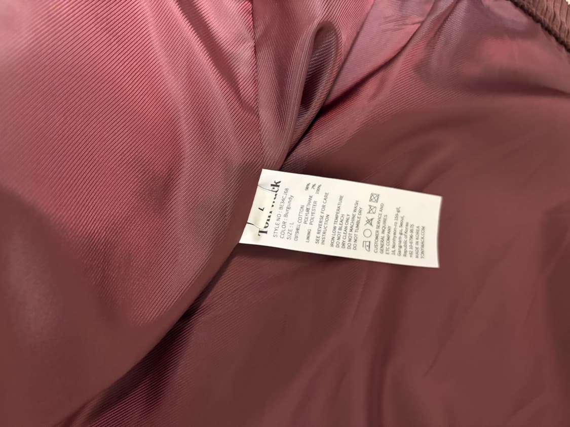 토니웩 코듀로이 자켓 L 상품이미지7