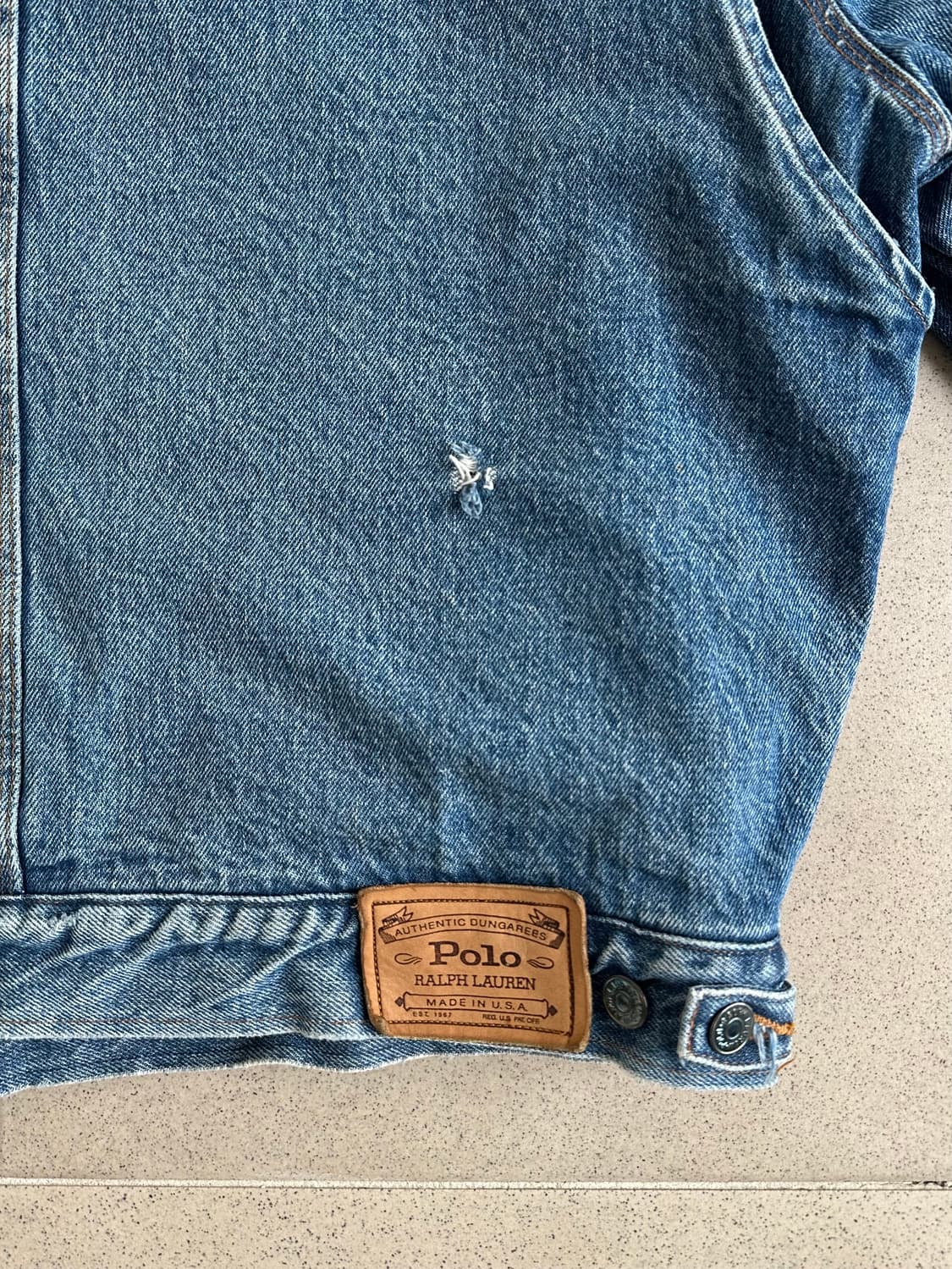 90s 빈티지 폴로 덩가리 자켓 L 상품이미지4