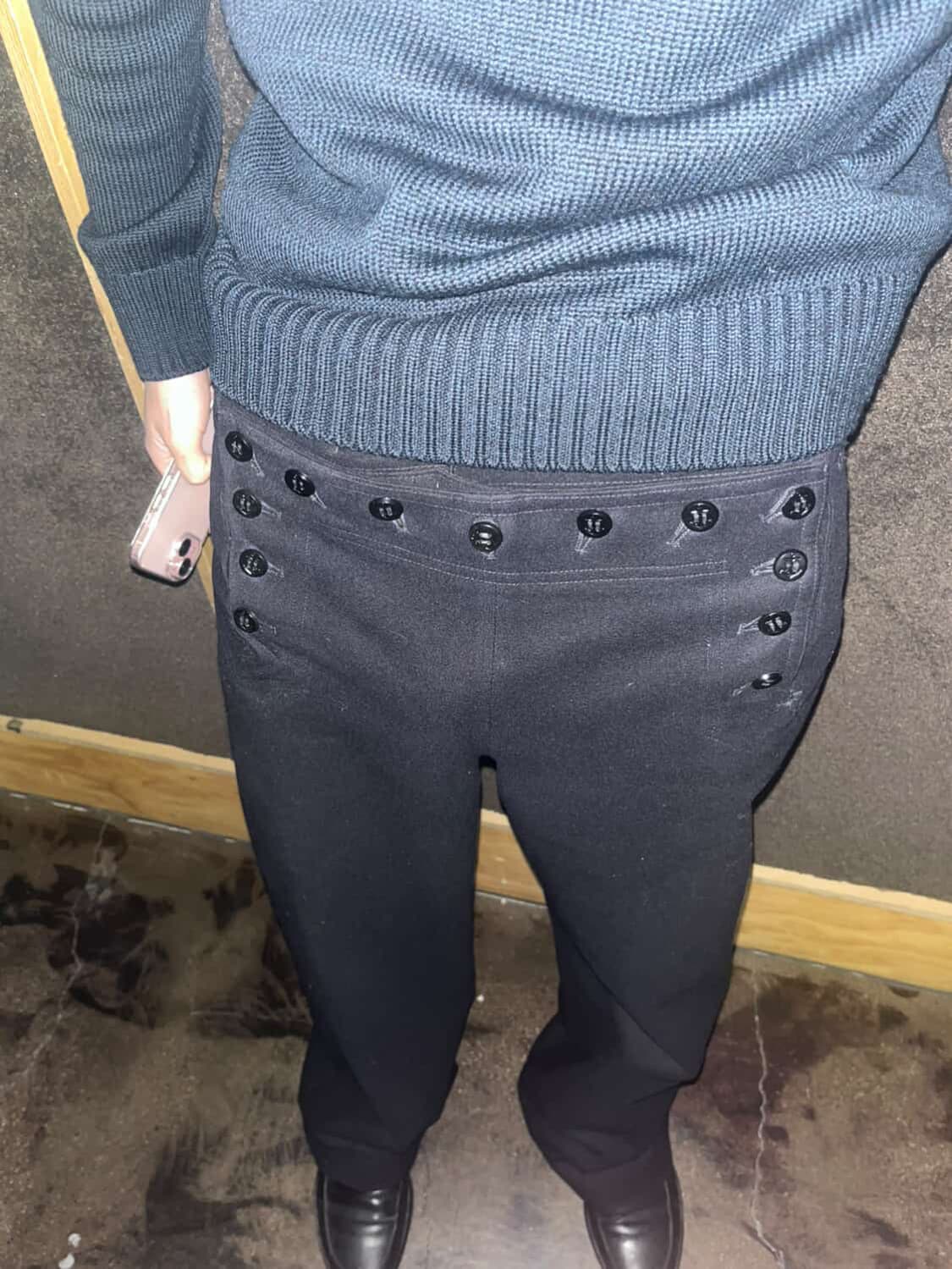 40s US NAVY 울 트라우저 상품이미지1