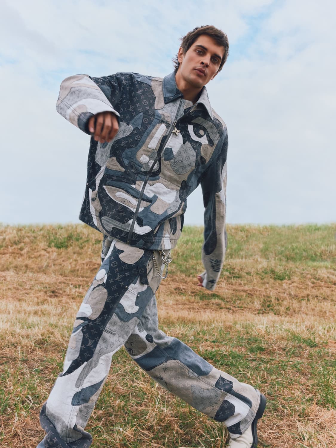 루이비통 슈퍼키드 모노그램 포트레이트 데님팬츠 상품이미지2