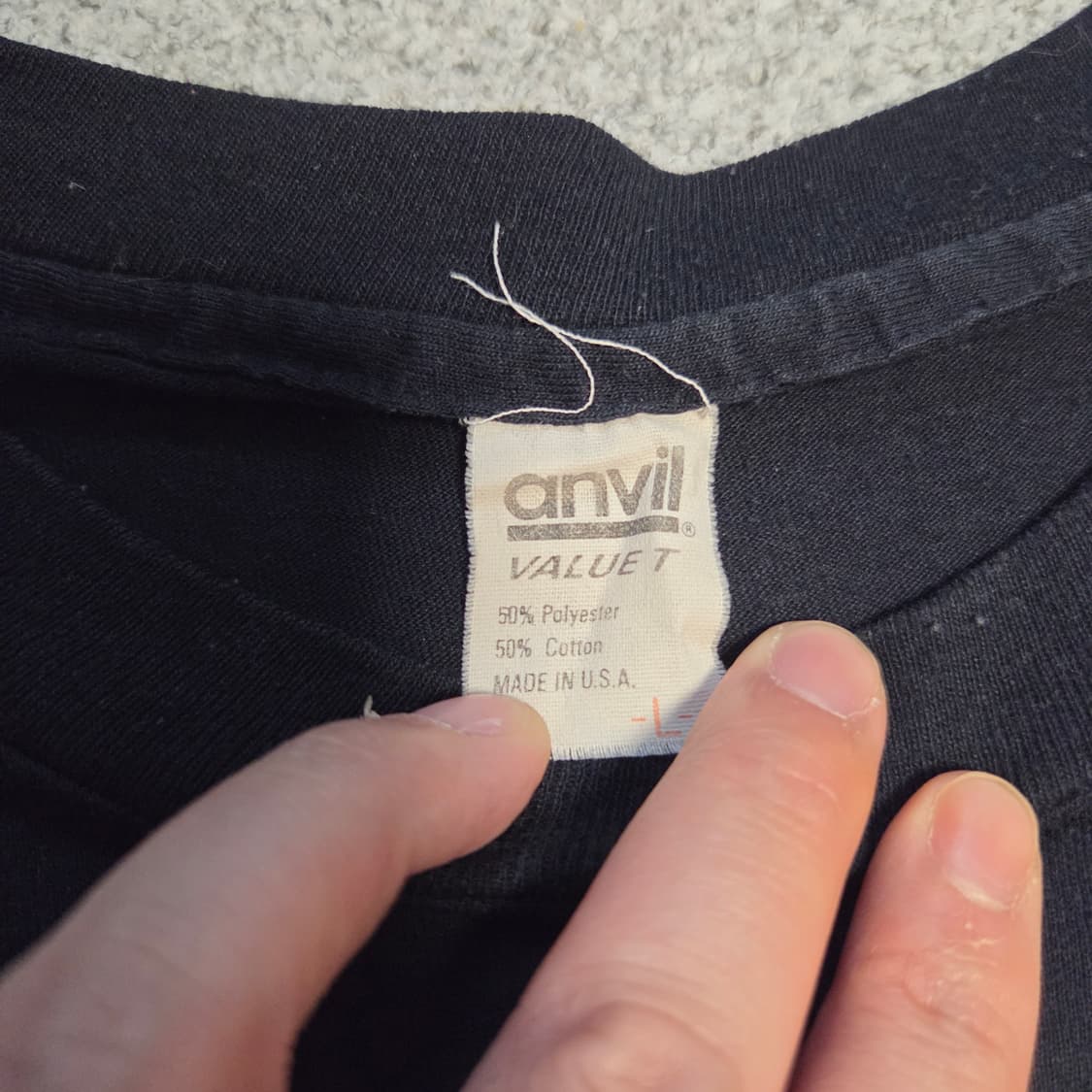 90's Made in USA Anvil 앤빌 반팔티셔츠 L(100) 상품이미지3