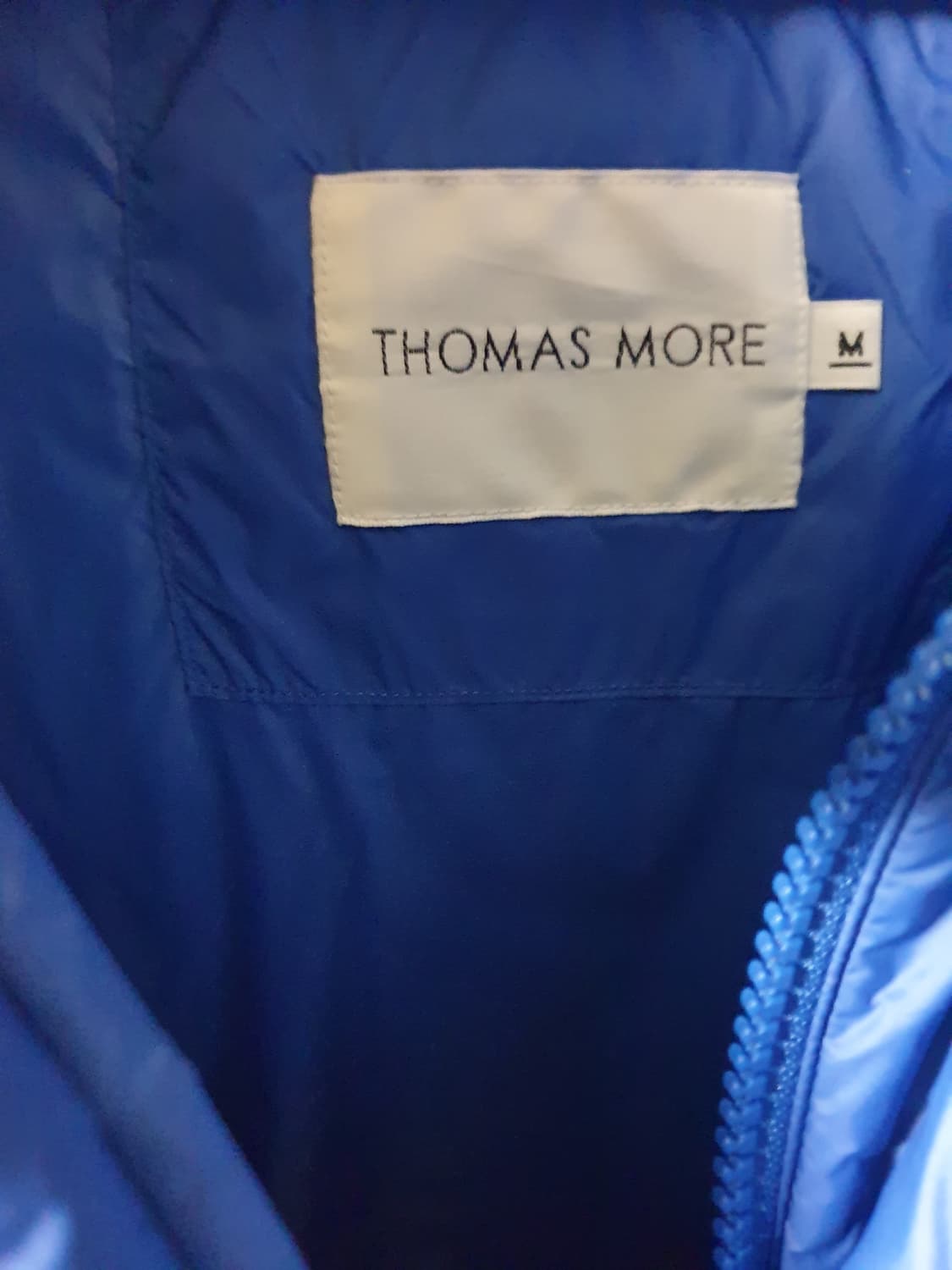 토마스모어 포멀 미쉐린 다운 숏패딩 블루 (M) 상품이미지5