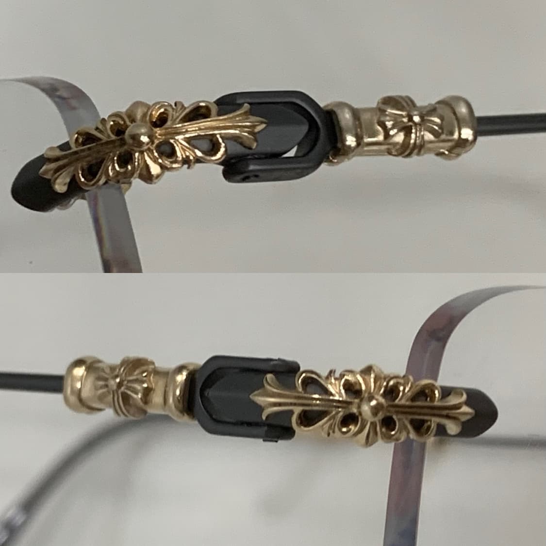 크롬하츠 필스3 [ORB-FL] 안경 그레이&골드 컬러 상품이미지5