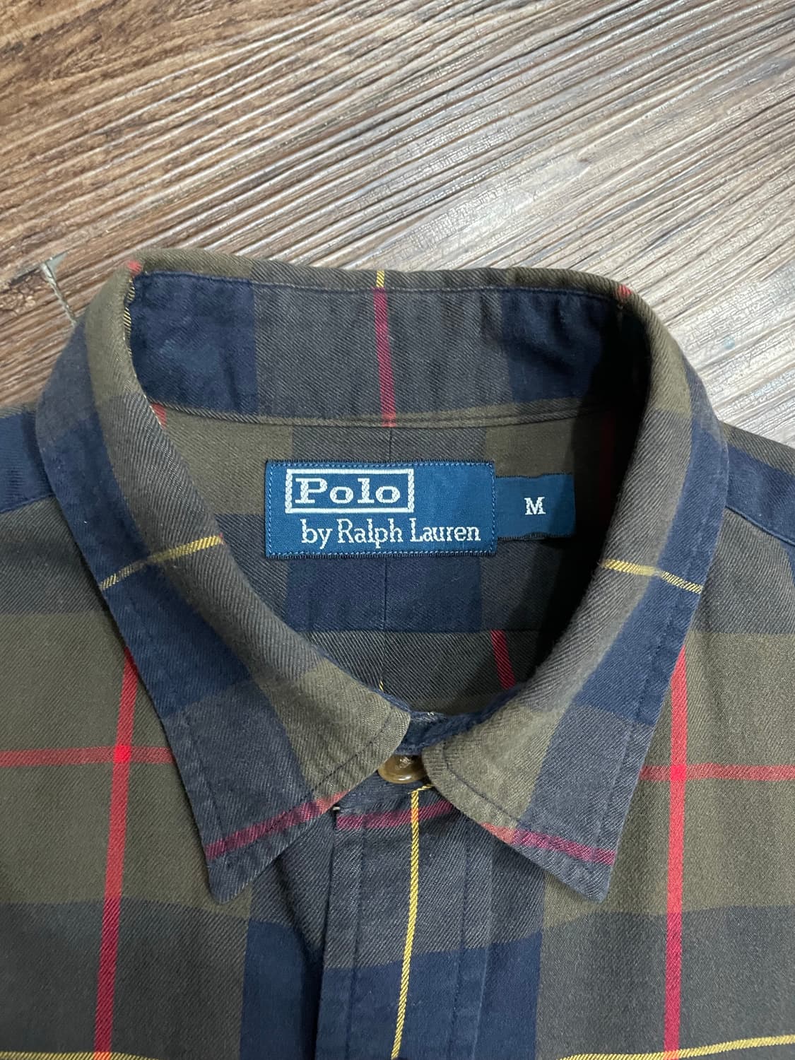 폴로 엘보 패치 웨스턴 체크 워크 셔츠 상품이미지7