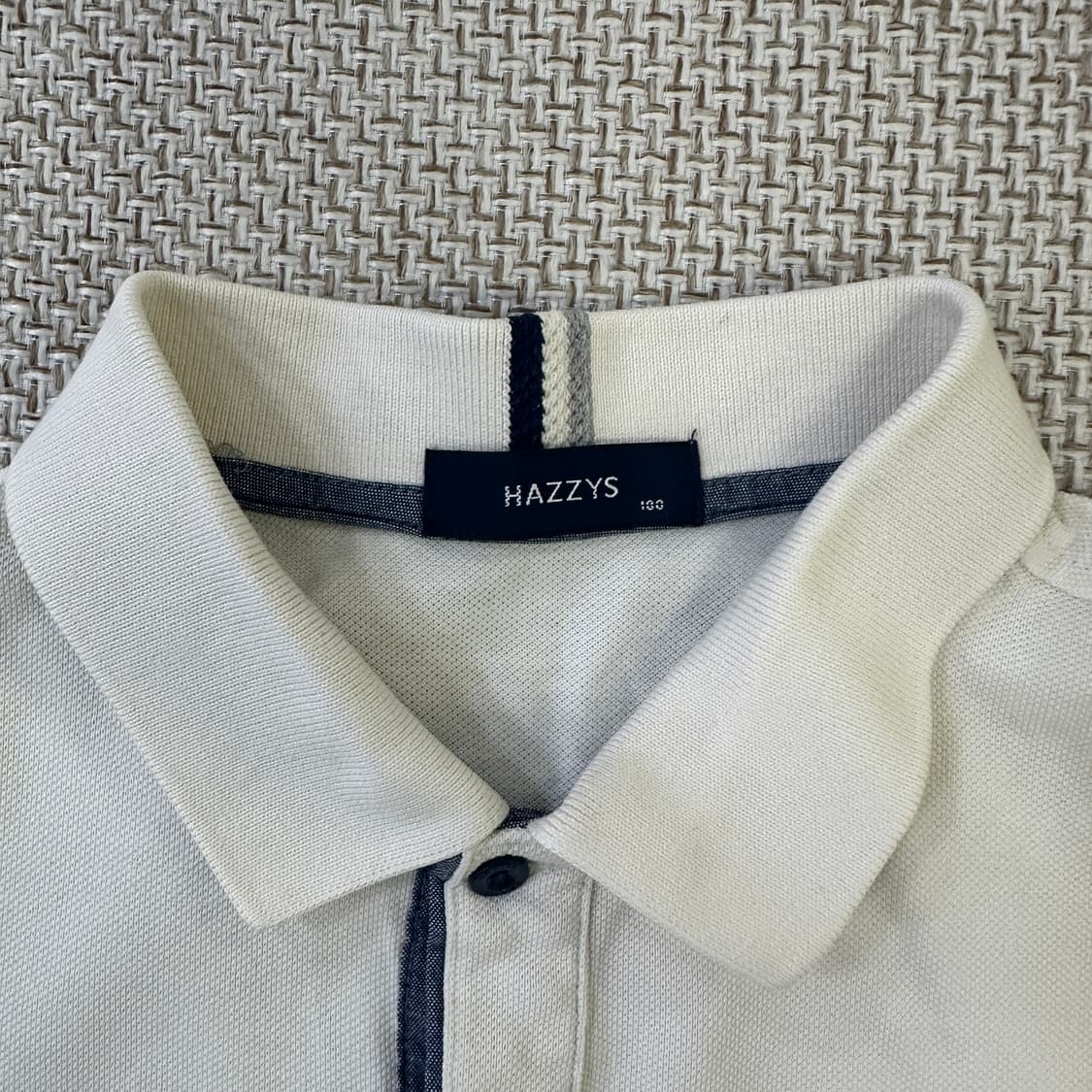 100 헤지스 남성용 카라넥 반팔 0410D 상품이미지2