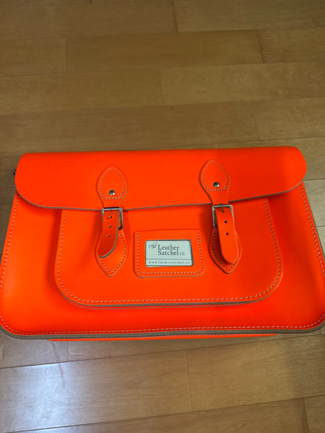 더레더 사첼백 오렌지 상품이미지1