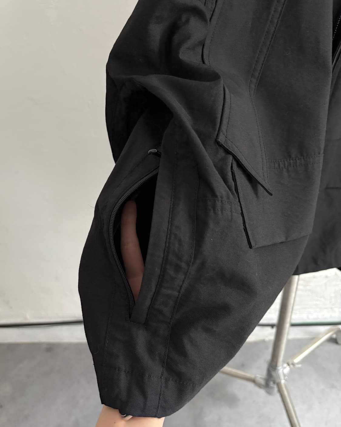 Solid Homme 솔리드옴므 블랙 쉘 파카 상품이미지7