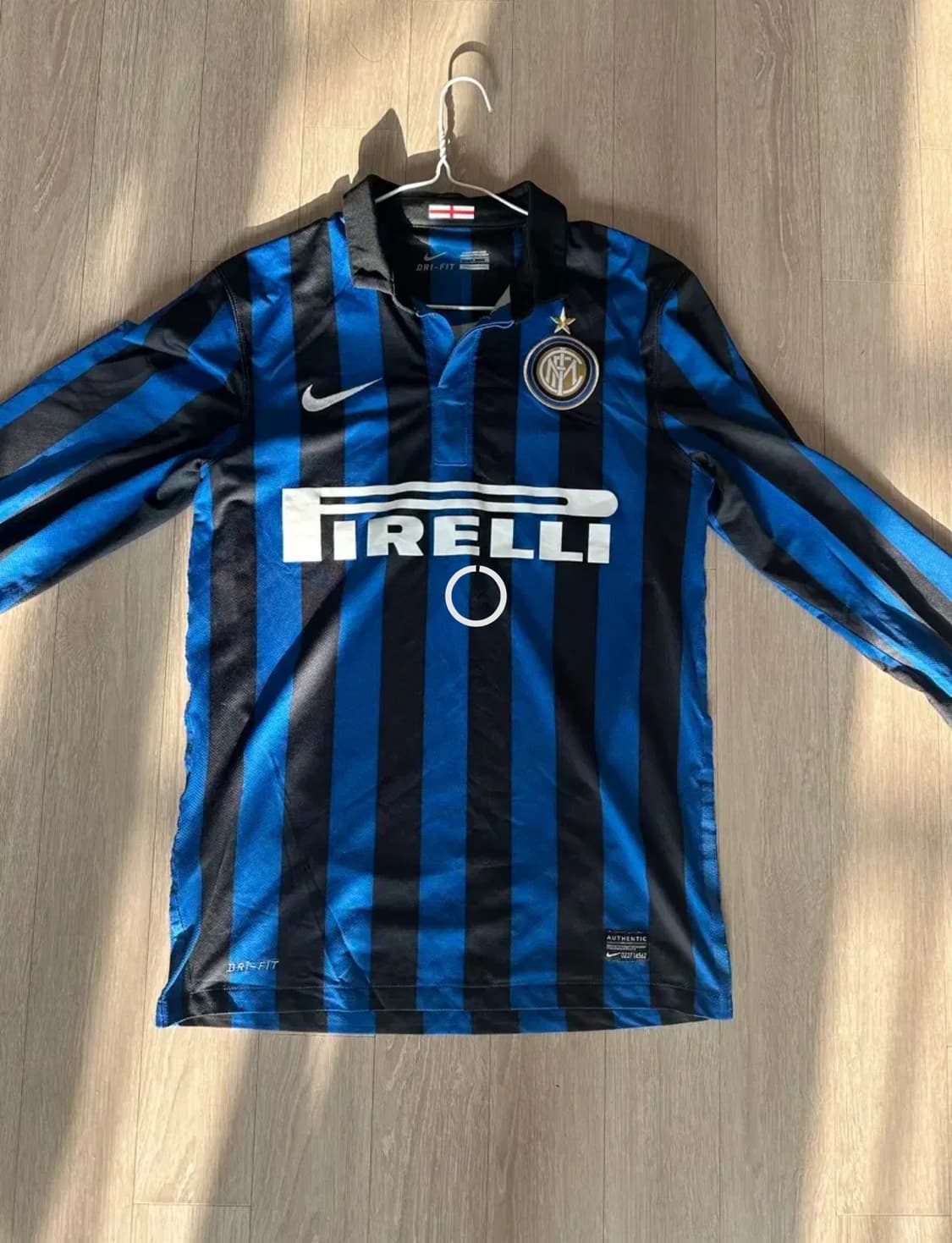 S) 11-12 정품 어센틱 인테르 긴팔 상품이미지1