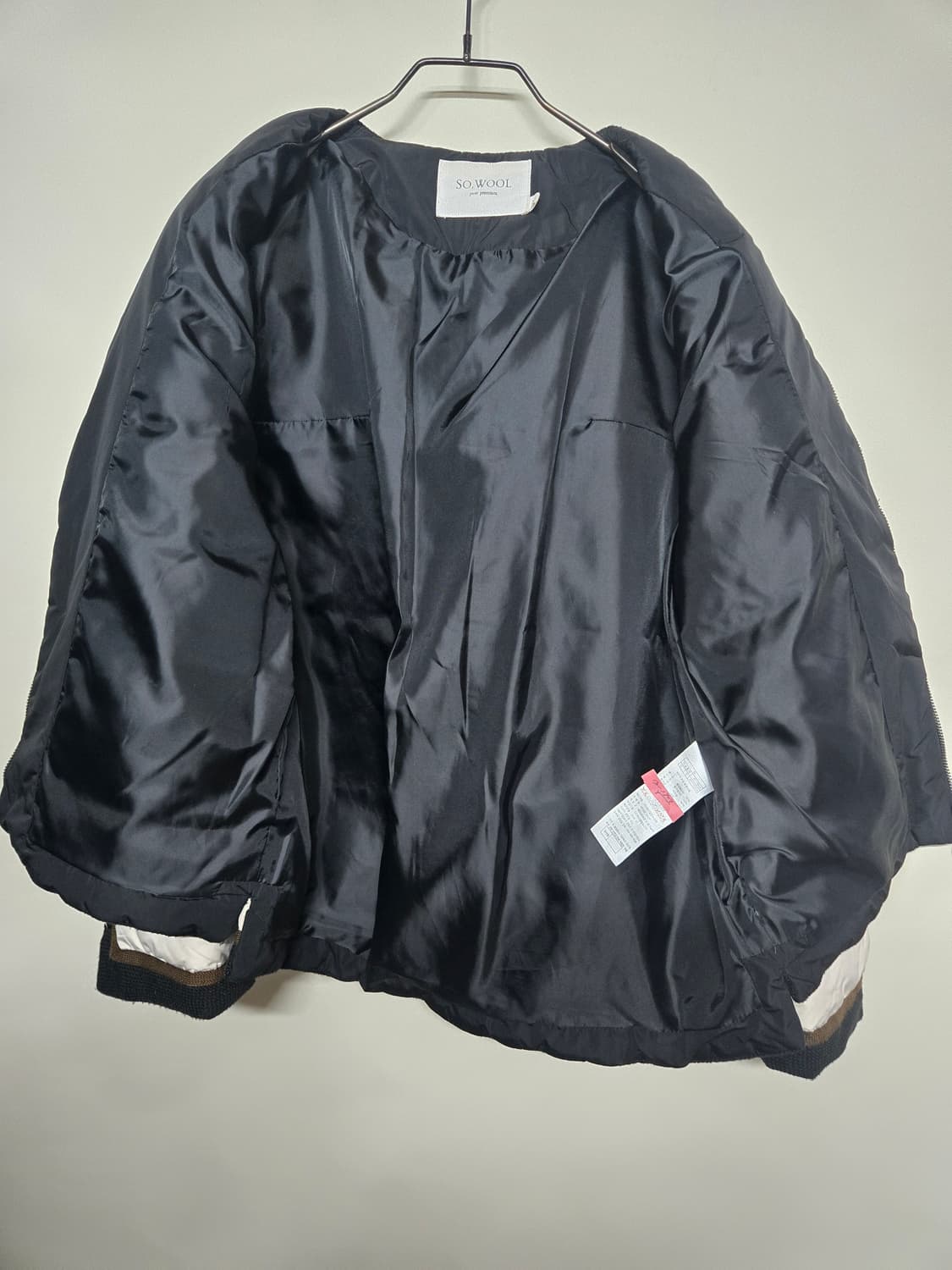 소울 SO.WOOL 아이보리 구스패딩 자켓M 상품이미지3