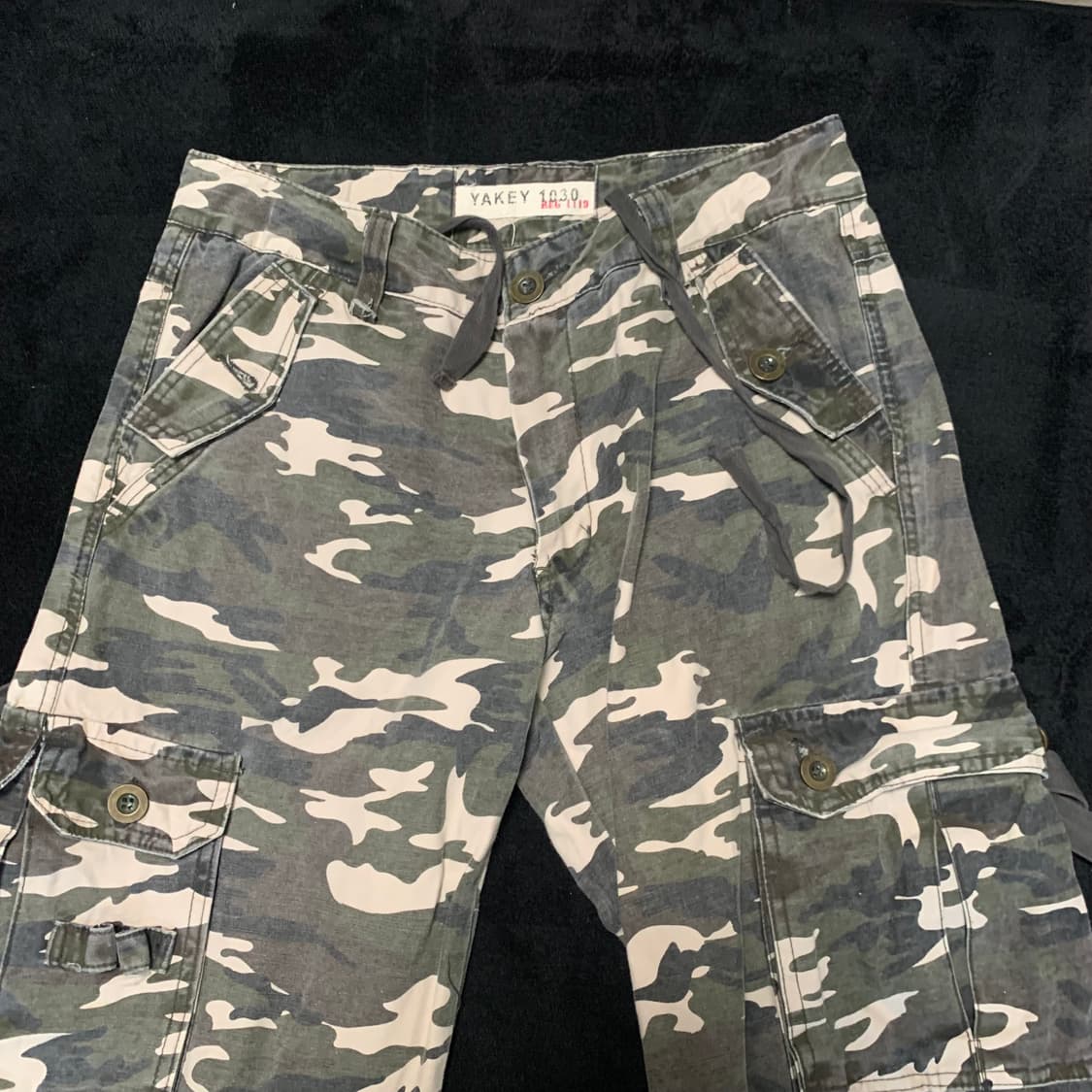 빈티지 카모 바지 상품이미지3