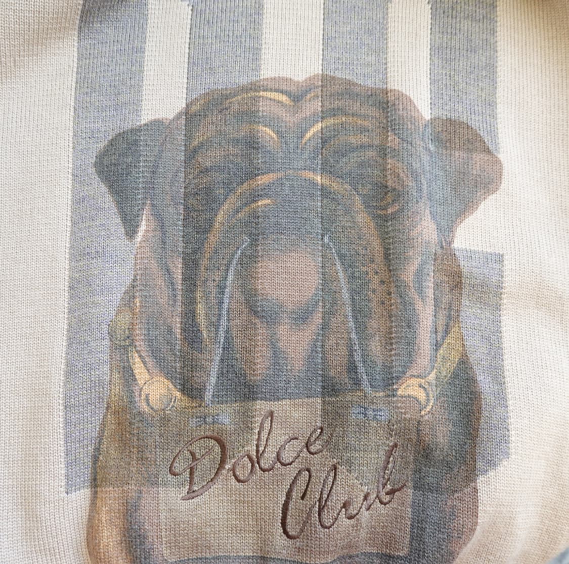 일본 빈티지 Dolce Club 불독 니트 1843 상품이미지4