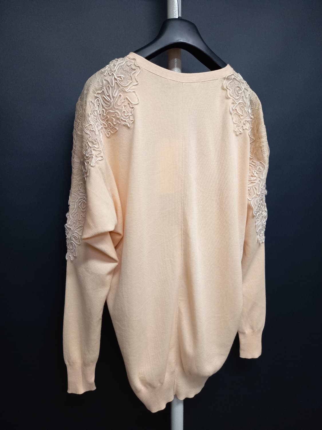 새 미샤 춘추 실크 면 가오리핏 니트 66 77 상품이미지7