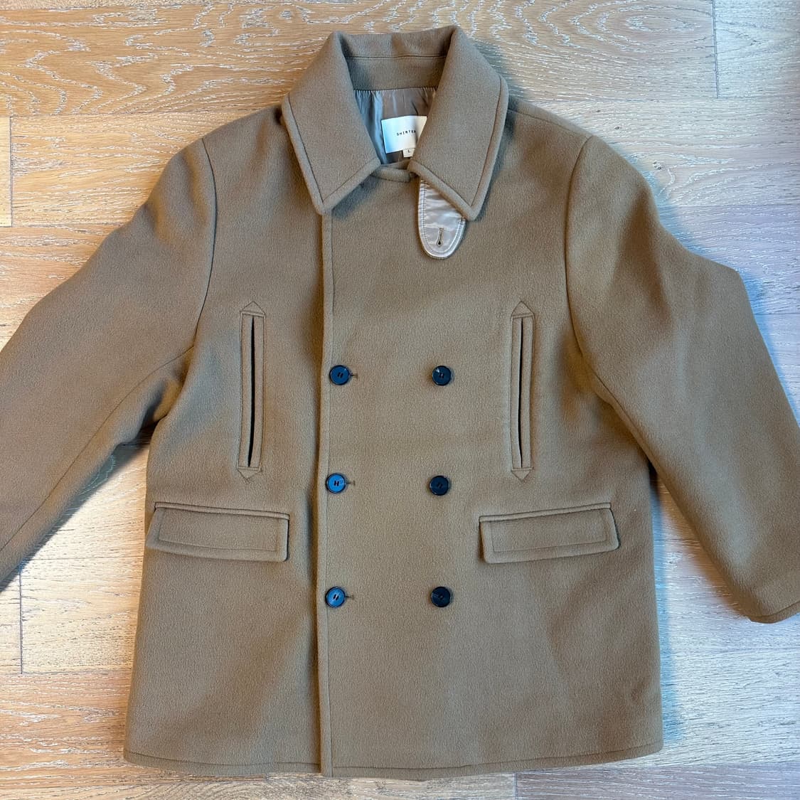 셔터 피코트 카멜 (L사이즈) 상품이미지1