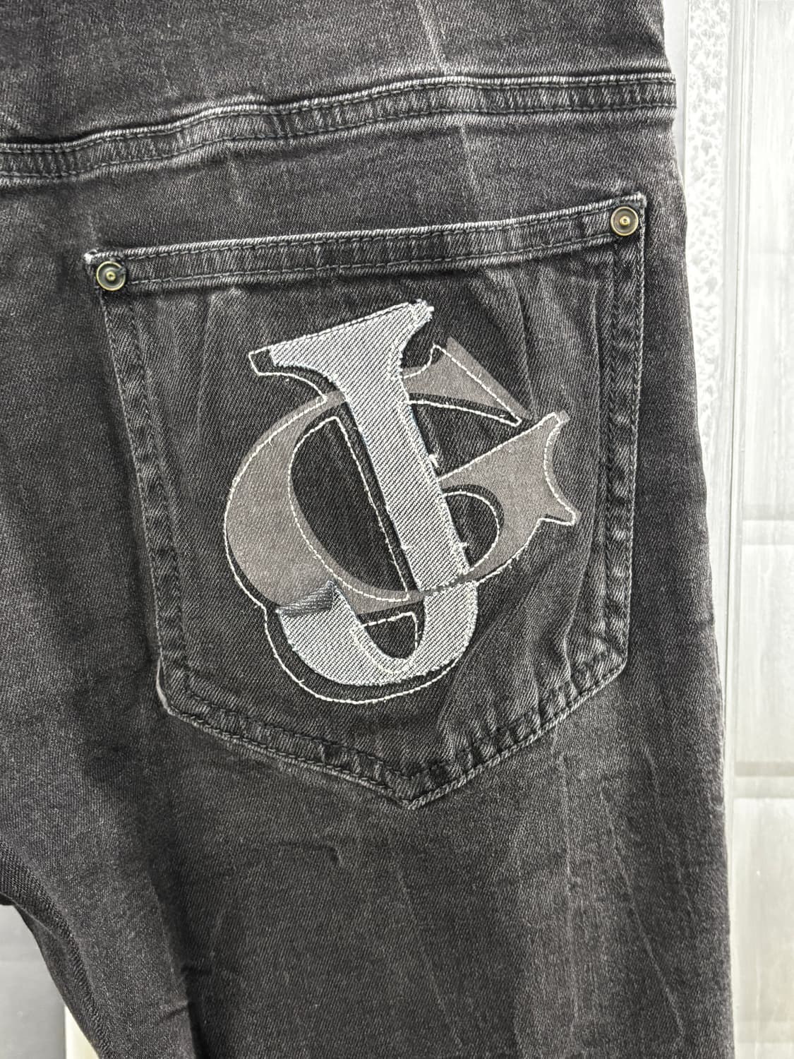 존 갈리아노 블랙 데님 상품이미지3