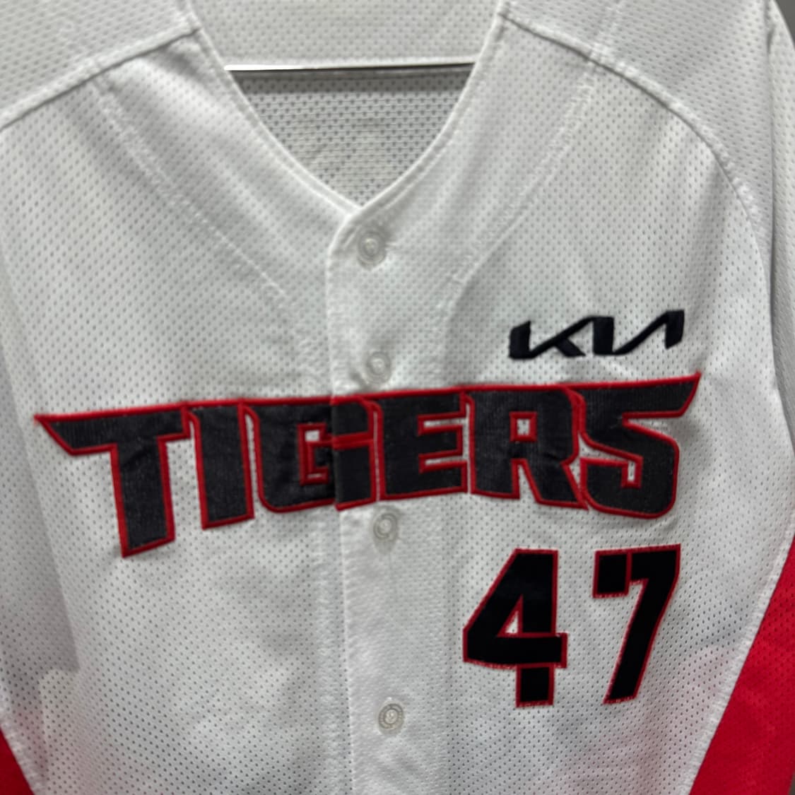 L 기아 타이거즈 야구팀 47 나성범 마킹 유니폼 져지 반팔 티셔츠 상품이미지3