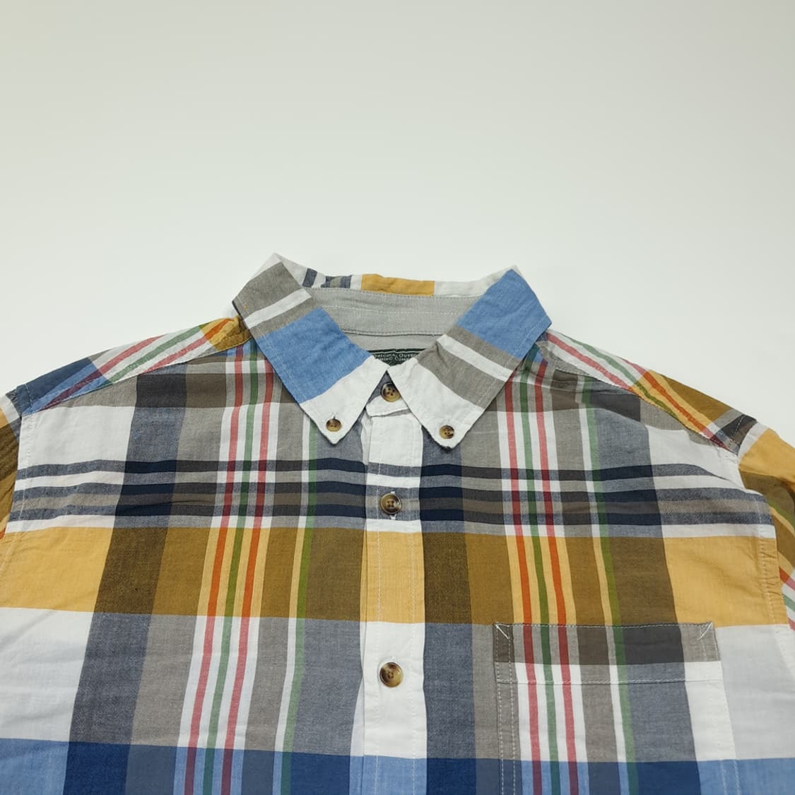 CK122 L 울리치 00s 버튼다운 프레피 마드라스체크 셔츠 남방 상품이미지2