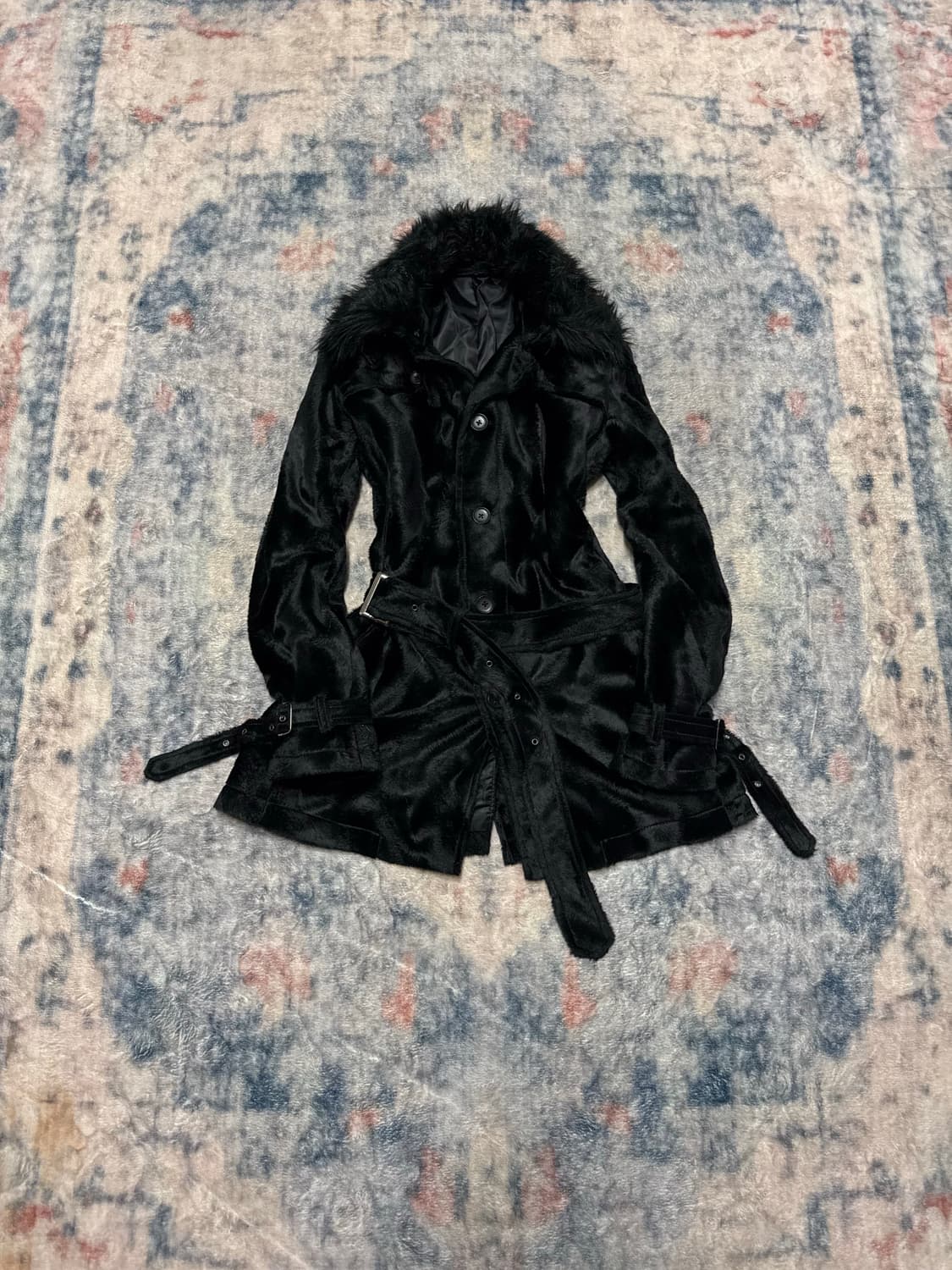 Semantic design vkei dark trimming fur j 상품이미지2