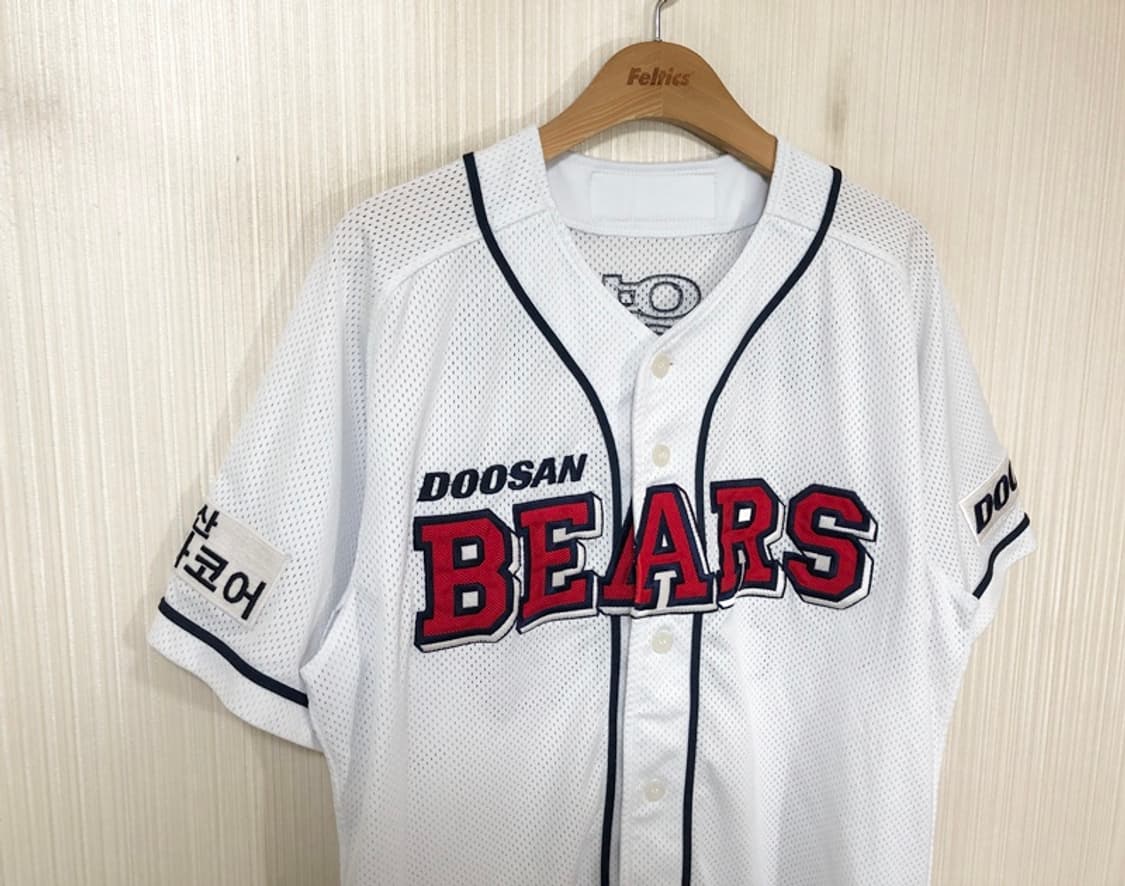 KBO 위팬 두산베어스 선수실착 홈유니폼/져지 #106 김영은 상품이미지4