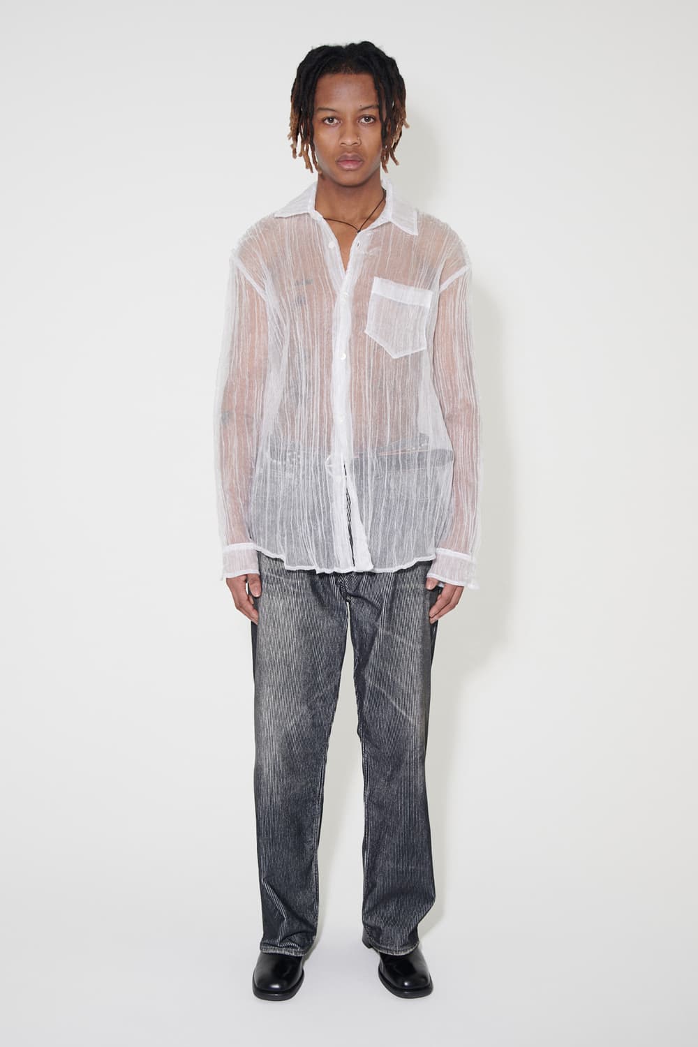 아워레가시 밀키 쿼츠 셔츠 48 새상품  상품이미지5