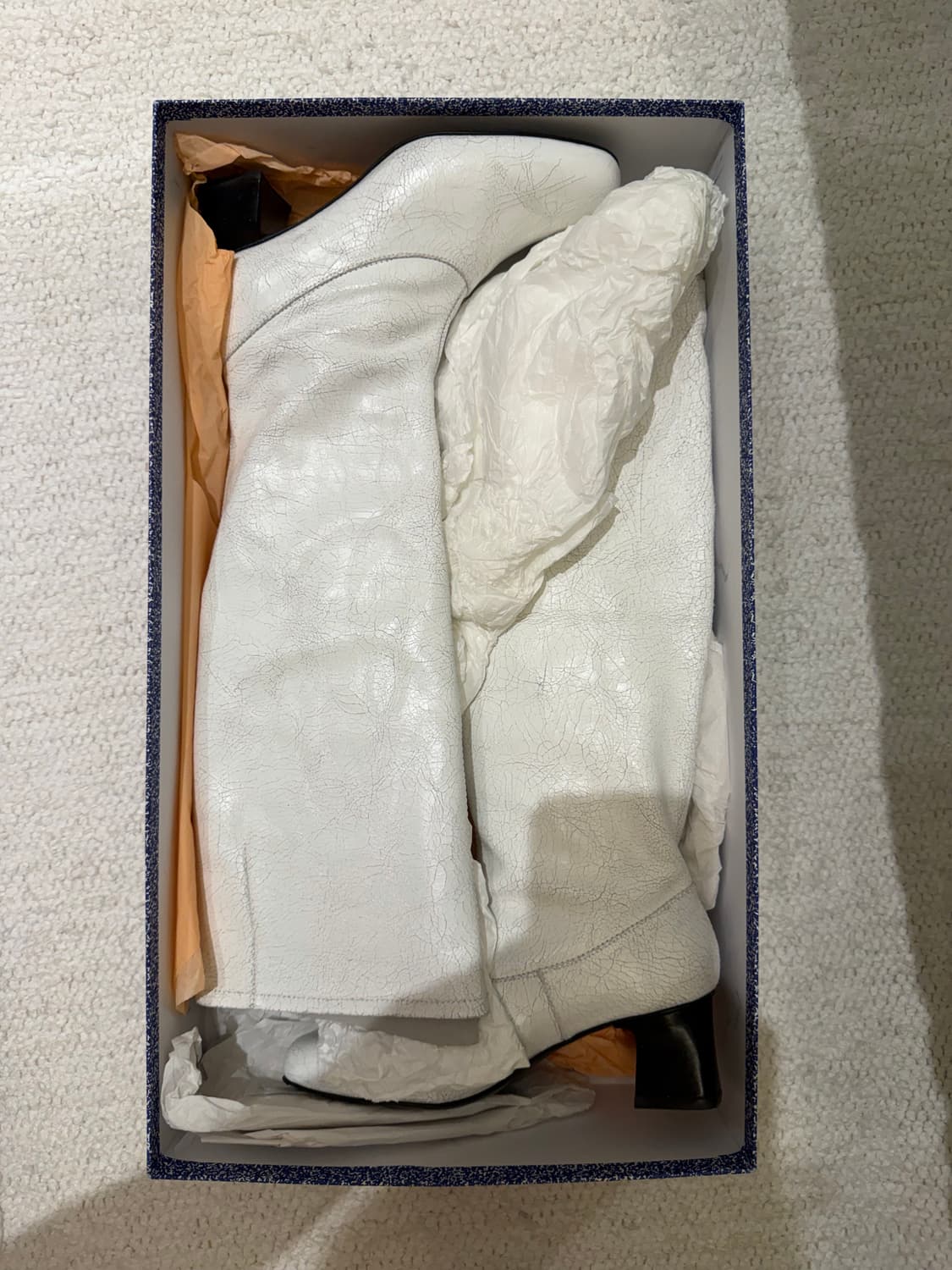 팔로마울 no 1751 졸린 레더 롱 부츠 화이트 상품이미지4