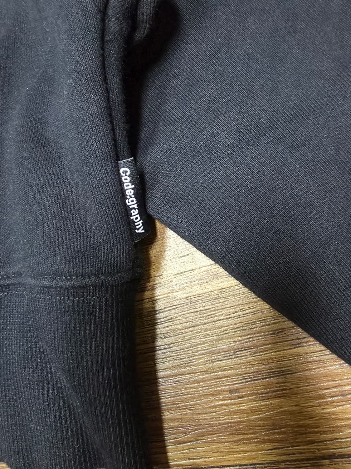 코드그라피 크롭 후드집업 미사용품  상품이미지5