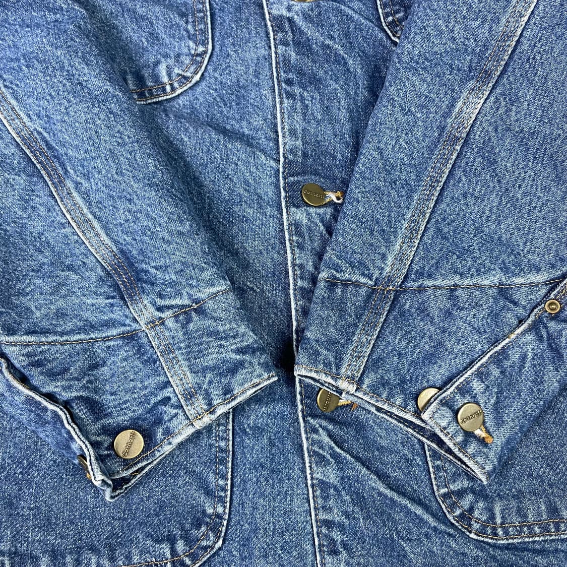칼하트 C59 데님 chore coat 블랭킷 라인 상품이미지5
