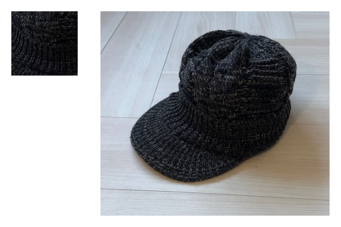 [vintage] gray knit cap 상품이미지1
