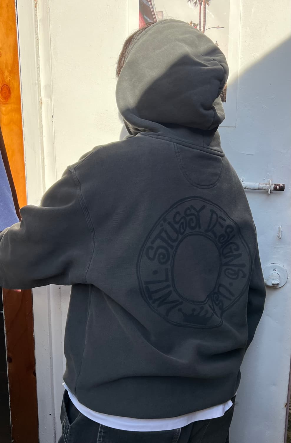 스투시 부아나 후드 차콜 상품이미지6