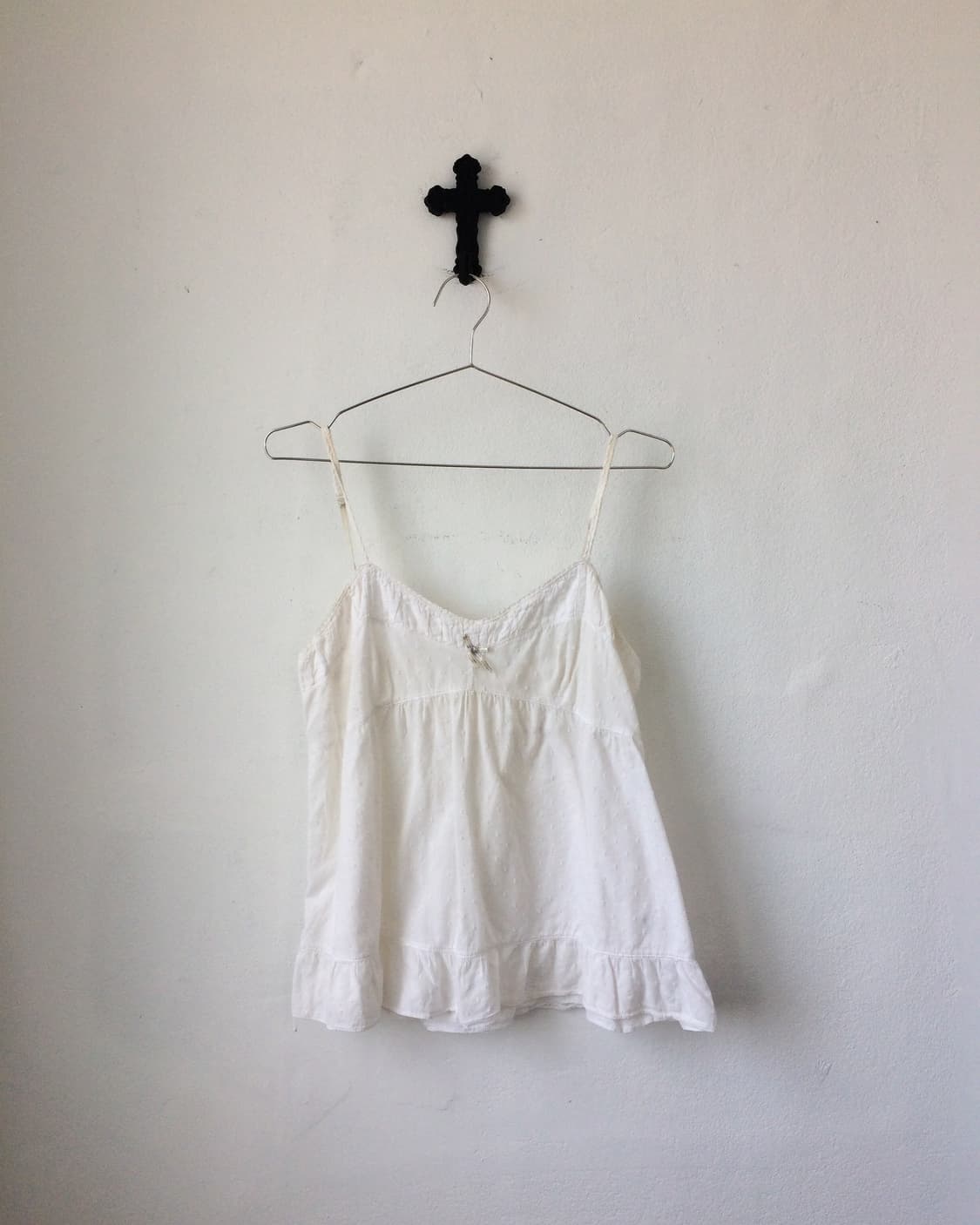 Dot patter frill sleeveless 상품이미지2