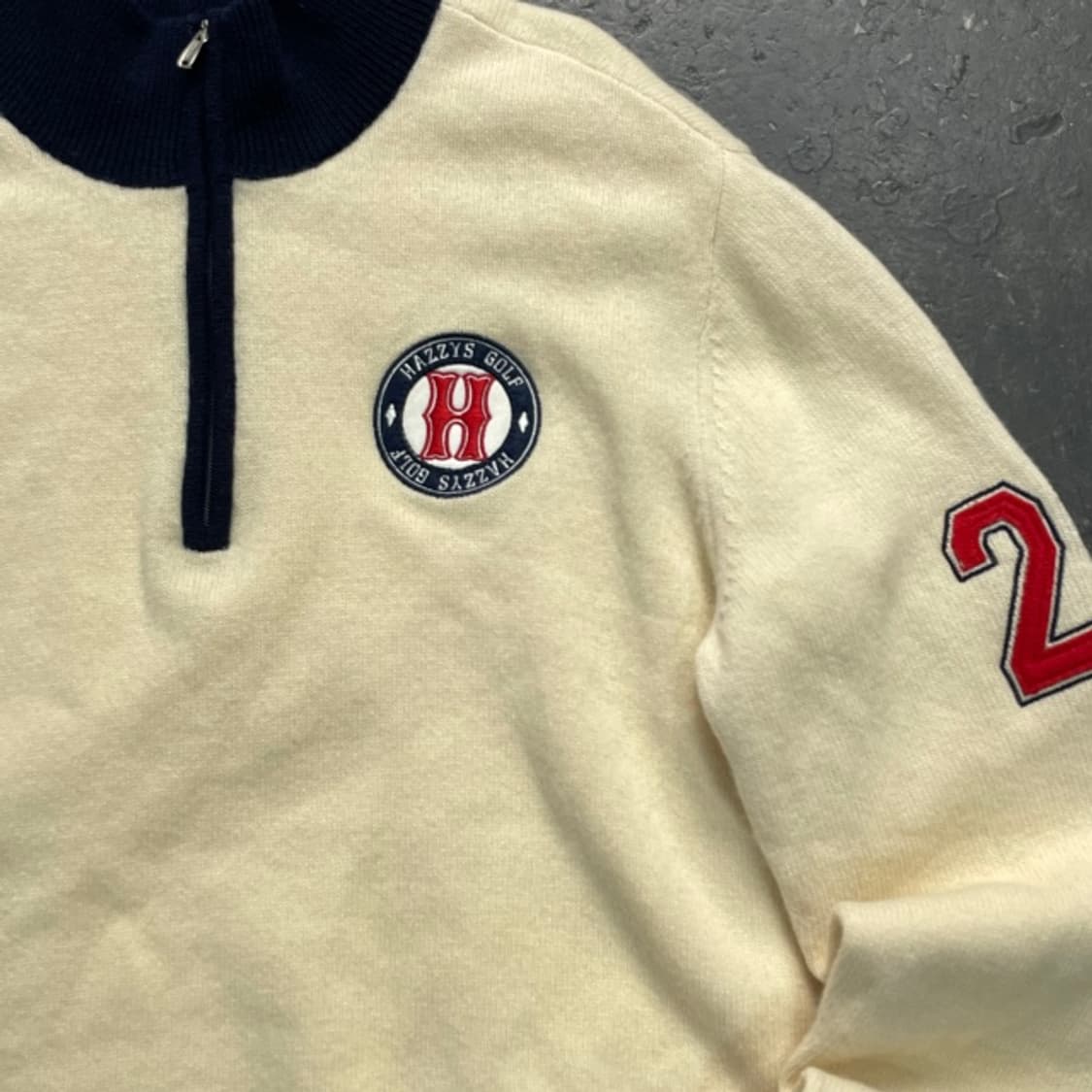 95 헤지스 골프 방풍 니트  상품이미지2