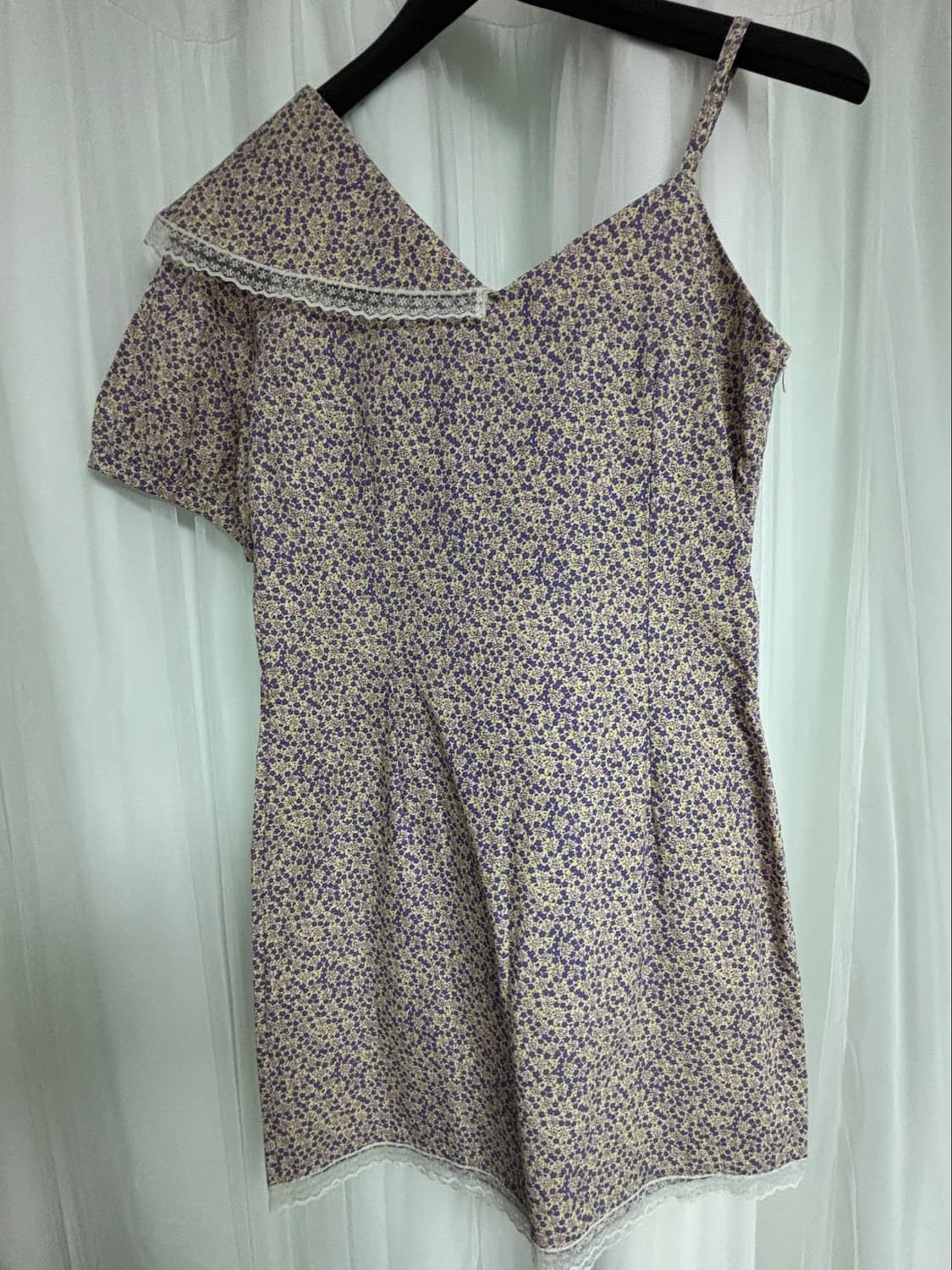 마가린핑거스 asymmetry lace one-piece 새상품 상품이미지4
